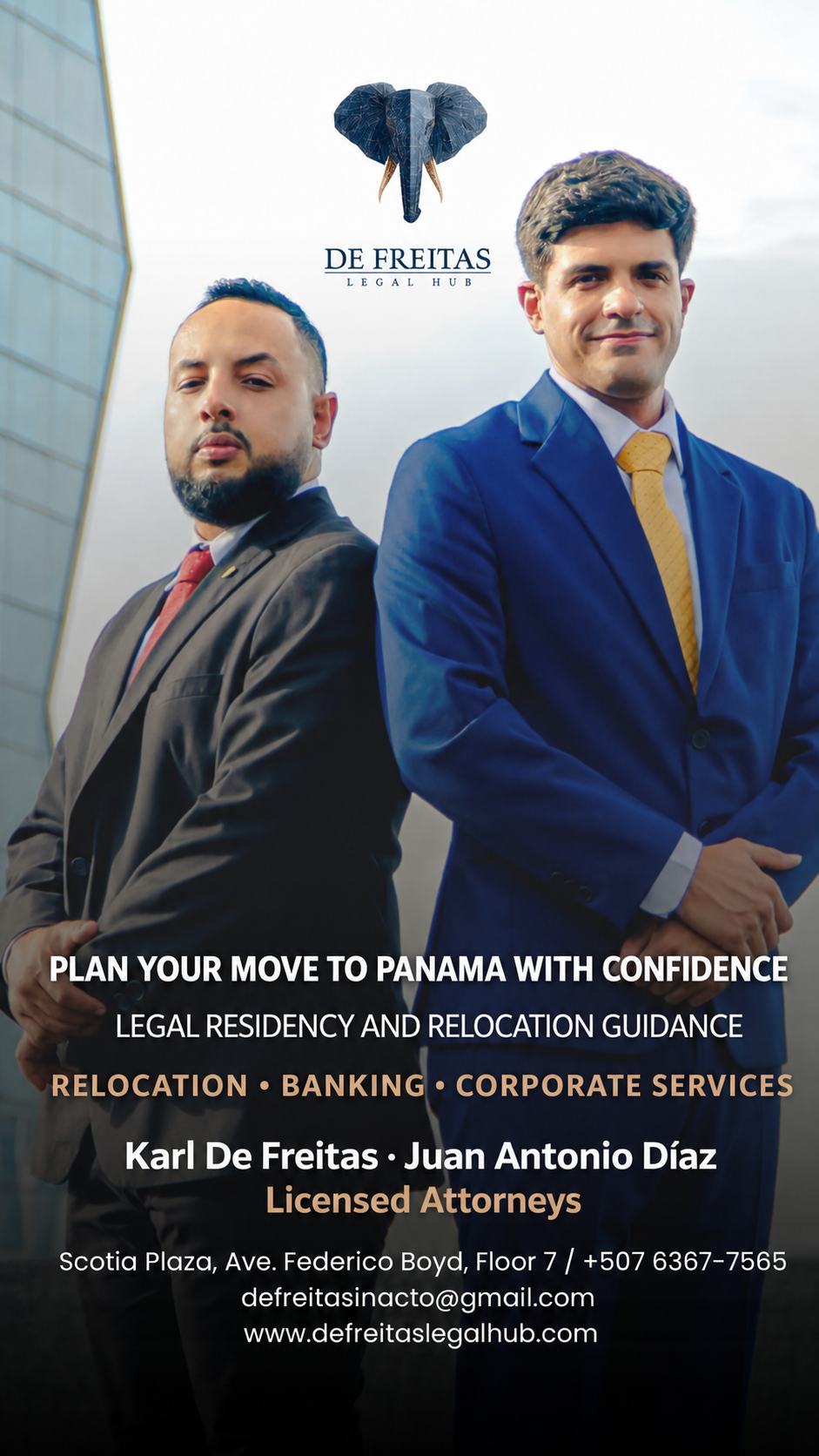 Karl De Freitas and Juan Antonio Díaz — Panama residency and relocation guidance